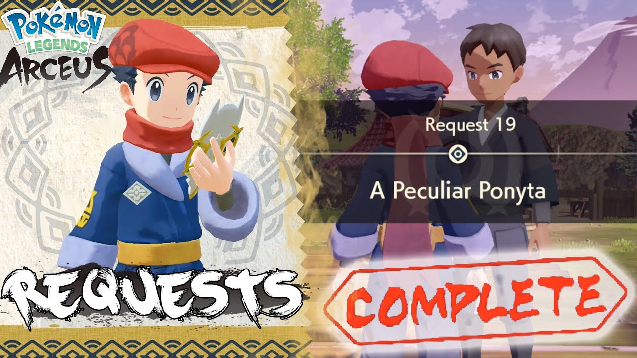 Pokemon Legends Arceus Request 19 Walkthrough 