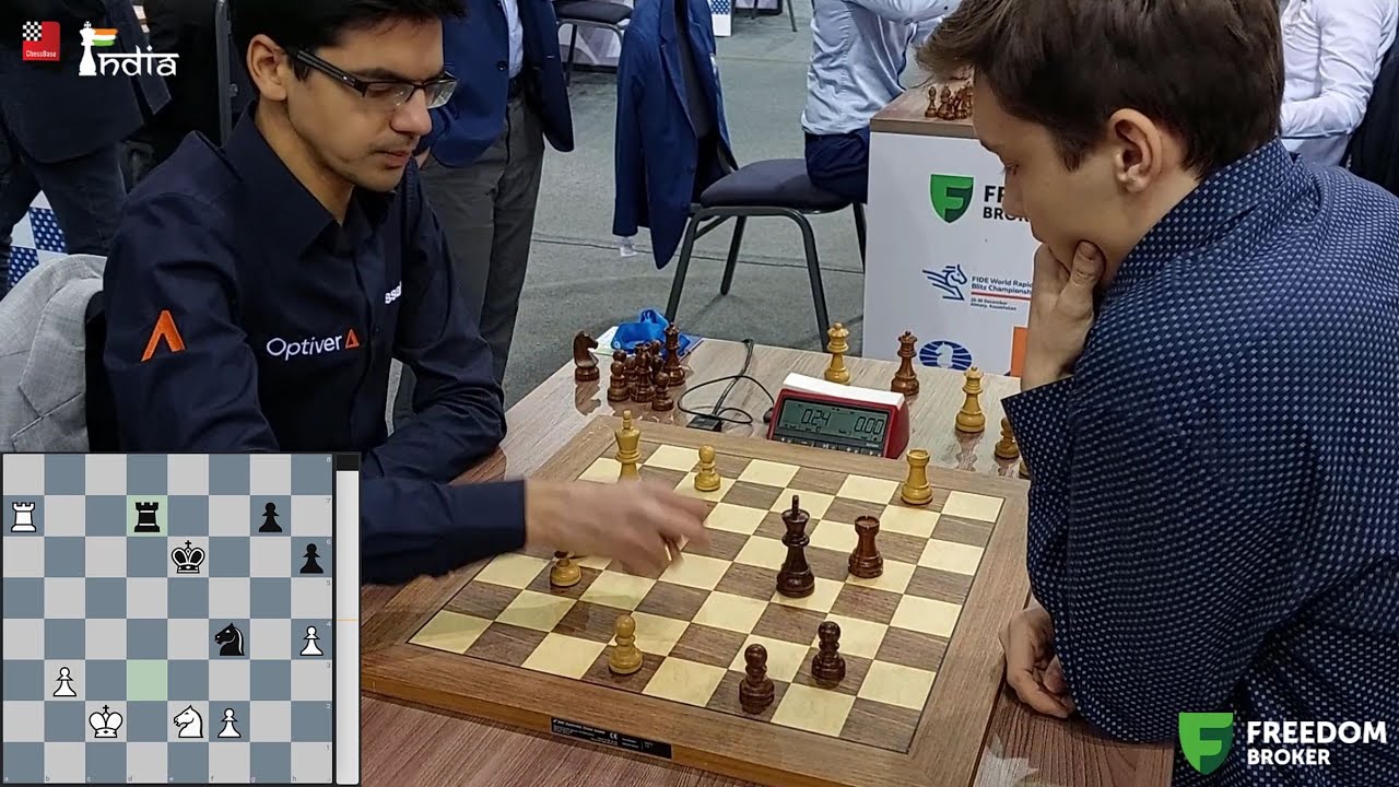 Anish Giri's beautiful positional and tactical understanding | Giri vs Esipenko | World Blitz 2022