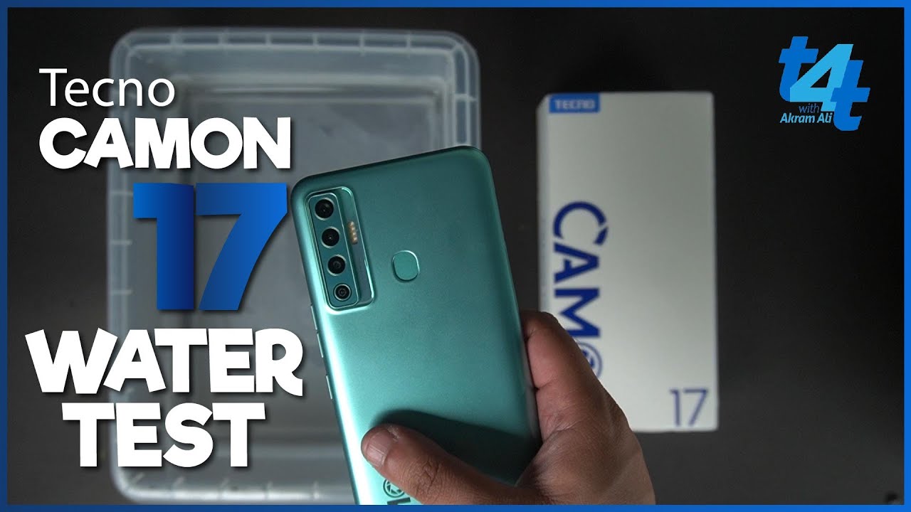 Tecno Camon 17 Water Test | Tecno Camon Series Water Proof?
