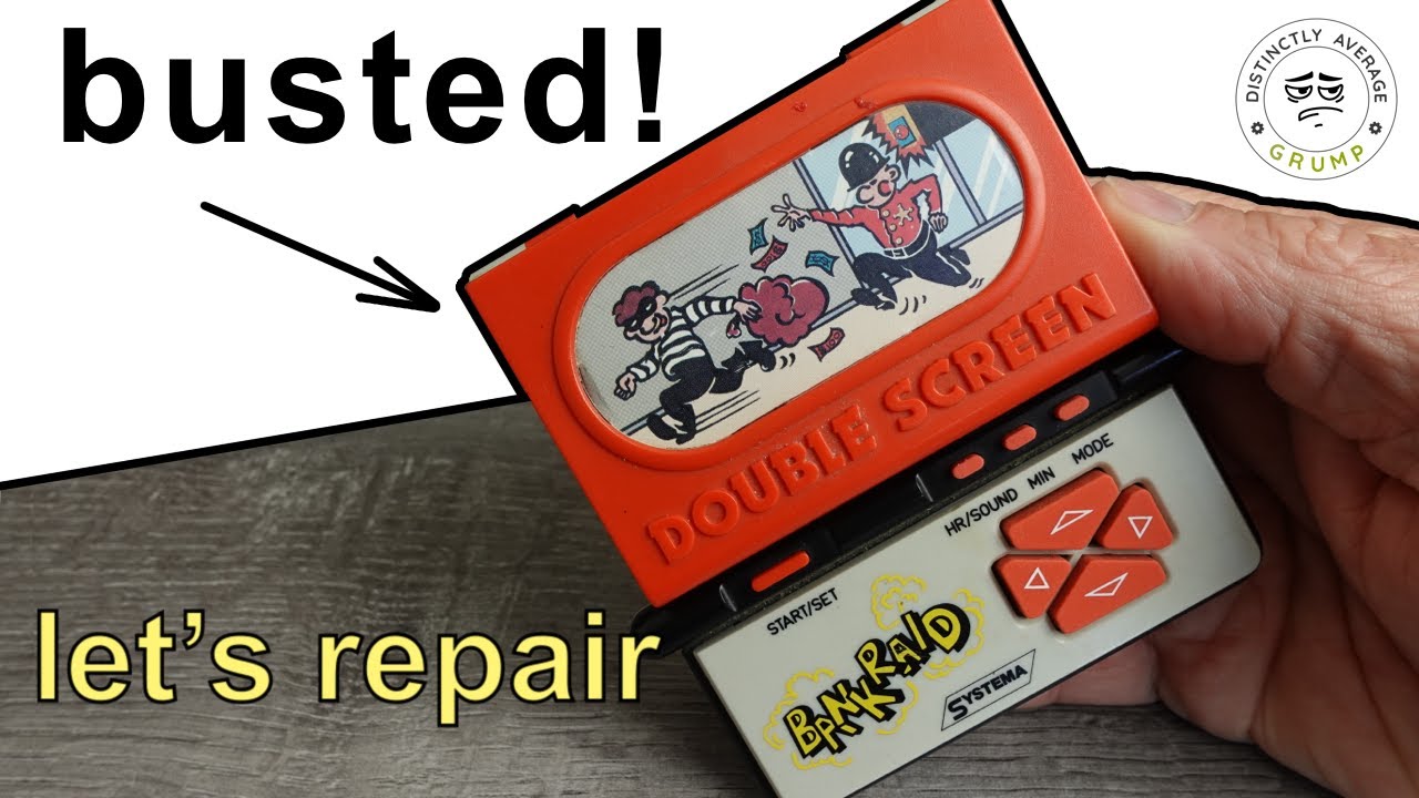 Systema BANK RAID handheld video game - no power, no sound. Can I FIX it?