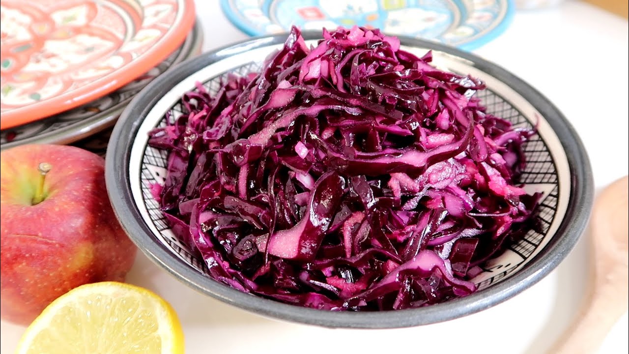 Rezept | ROTKOHLSALAT schnell und einfach selber machen 😃 Passt perfekt zu allen deftigen Gerichten