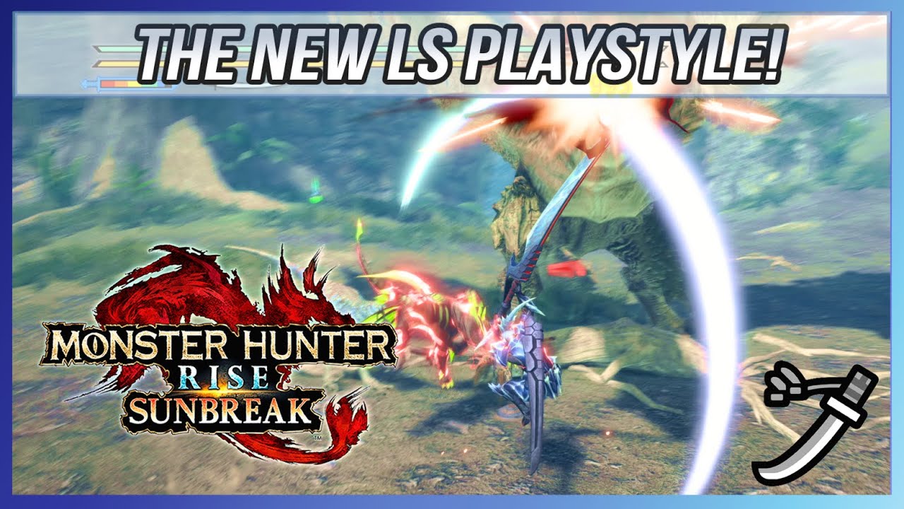 MHR Sunbreak THE NEW LS PLAYSTYLE! Demo Rathian 4'20
