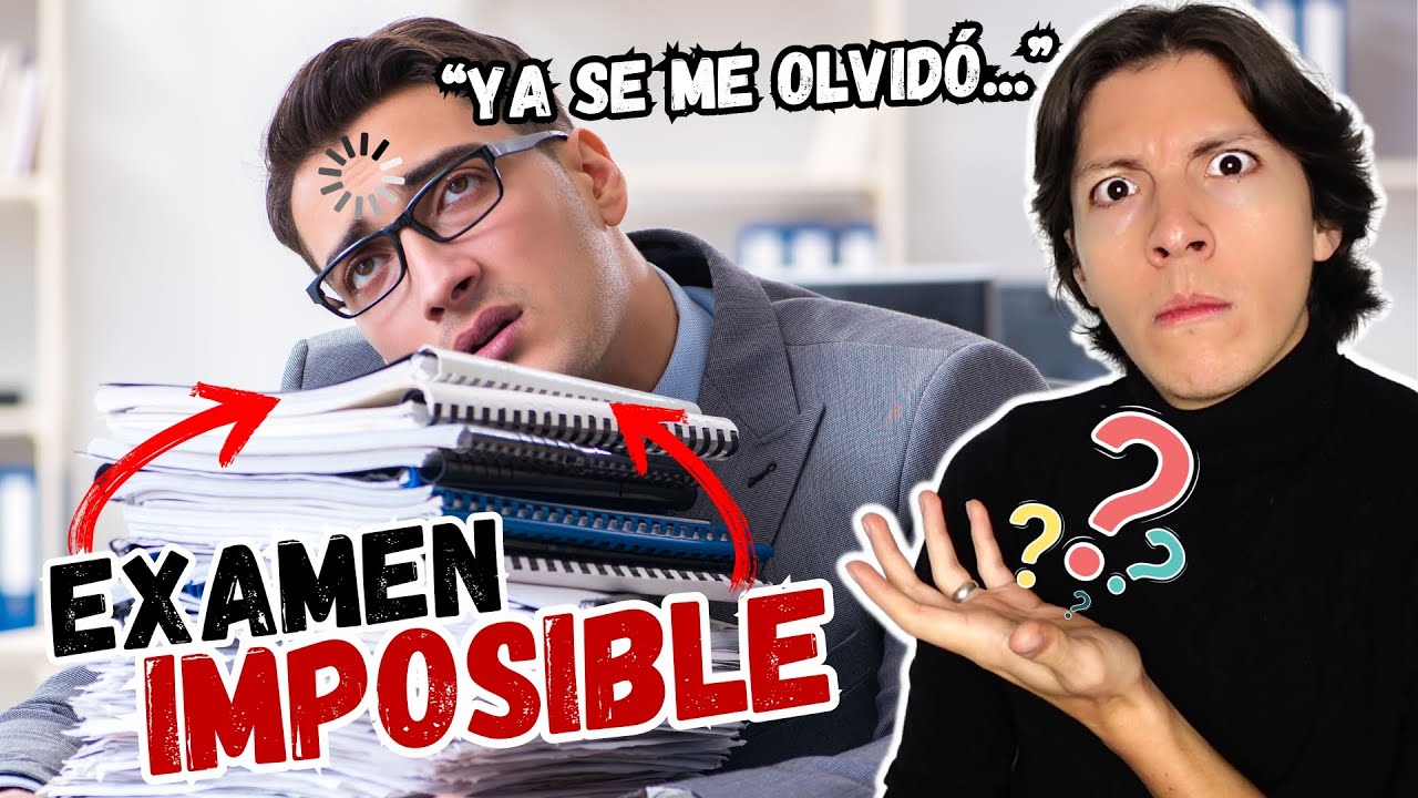 ⚔️ Estrategias de Estudio para un EXAMEN MUY DIFÍCIL | (Caso Real de una Oposición)