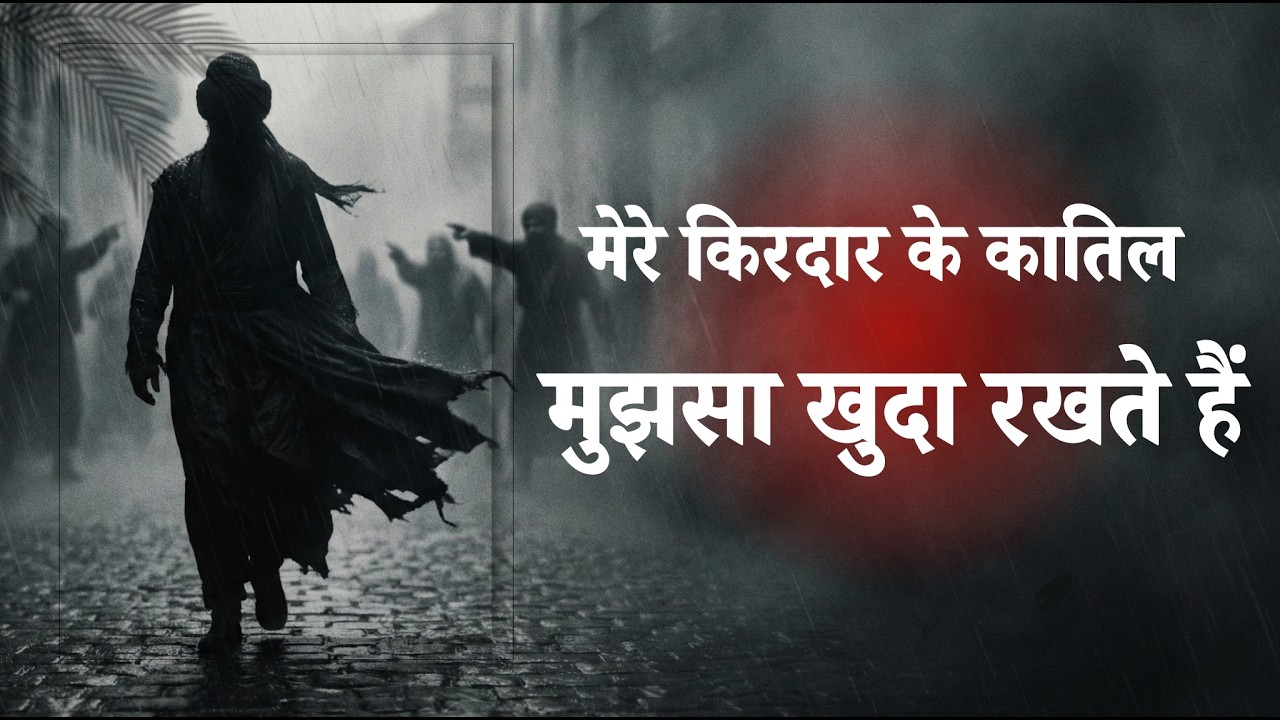 Mere Kirdar Ke Katil, Mujhsa Khuda Rakhte Hain | Deep Emotional Sufi Ghazal