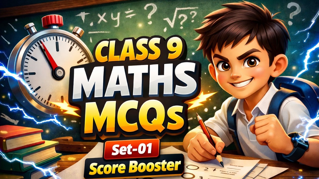 Class 9th CBSE Maths MCQs | Set-01 – Score Booster