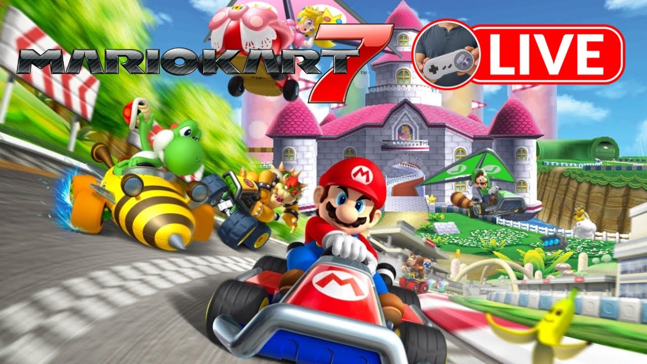[🔴LIVE ] MARIO KART 7 NINTENDO 3DS 07-01-2025!!!