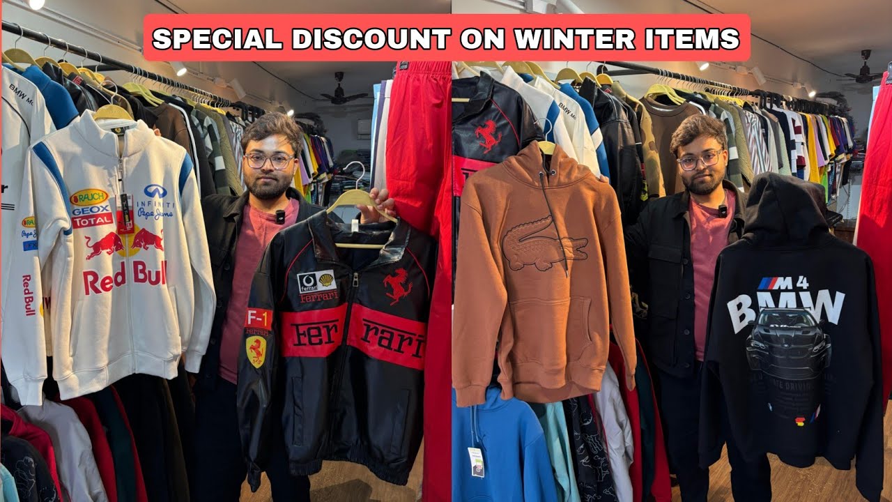 Saska Kolkata Outlet | High Quality Leather Racing Jackets | 2026 Collection Special Discount🔥