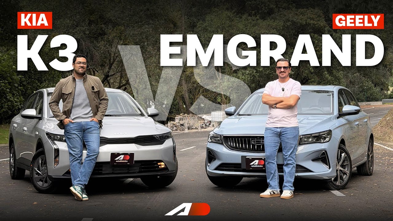 Kia K3 vs Geely Emgrand. ¿Cuál es mejor por 300K? | Comparativa 