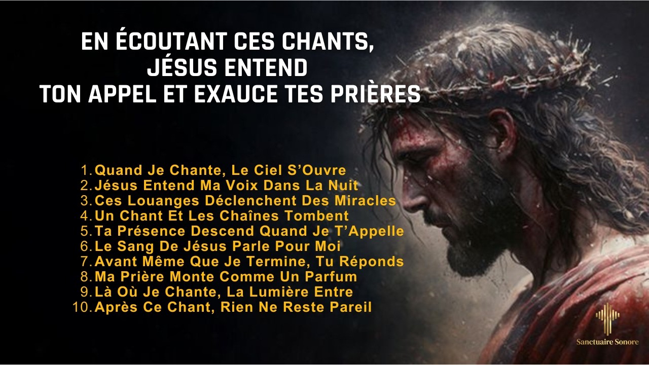 Écoutez ces chants puissants et laissez Jésus répondre à vos prières dès maintenant !