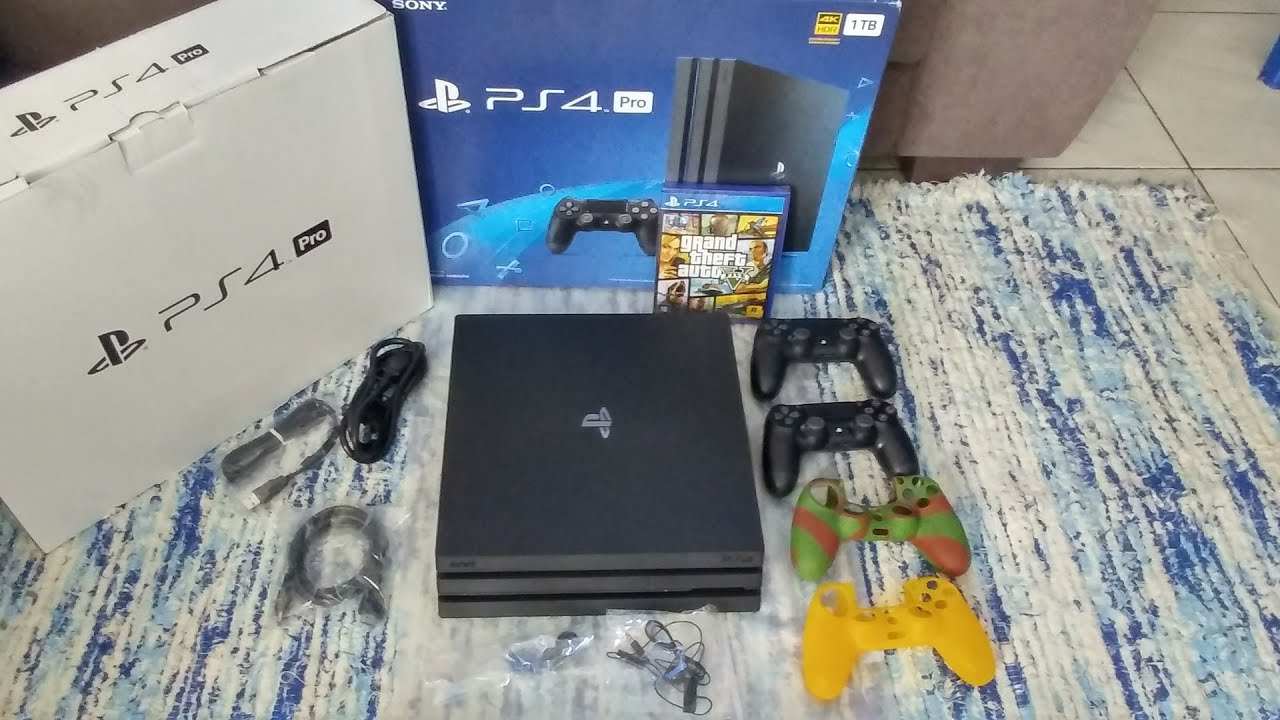 🌟UNBOXING PS4 PRO - NOVO MODELO AMERICANO *7115B* - COMPRADO NA SANTA EFIG&Ecirc;NIA🌟