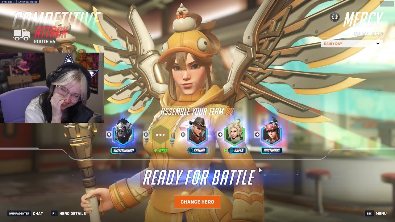 MERCY PERKS! Aspen MERCY Overwatch 2 Gameplay Season 15 Top 500
