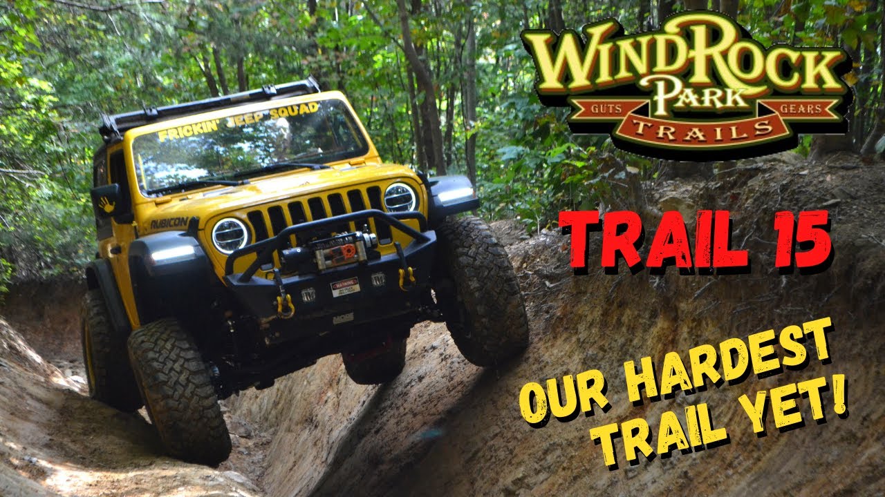 LOVE YOUR WINCH! 😍🕶 || Windrock Trail 15 in TN (Jeep JL Rubicon and TJ)  || TV #33