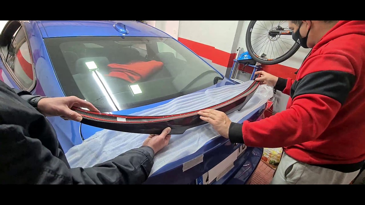 Como Instalar un Alerón Carbono para BMW Serie 4 - Video installation spoiler bmw serie 4