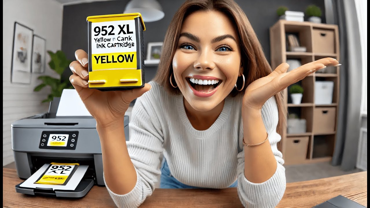 🖨️ HP 952XL Yellow High-yield Ink Cartridge | Best 952 XL Yellow 🖋️