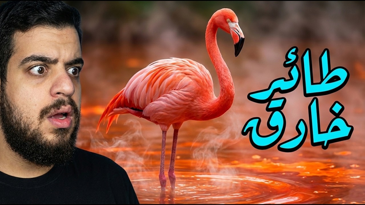 الفلامنجو | الطائر الذي يعيش حيث تموت كل الطيور!