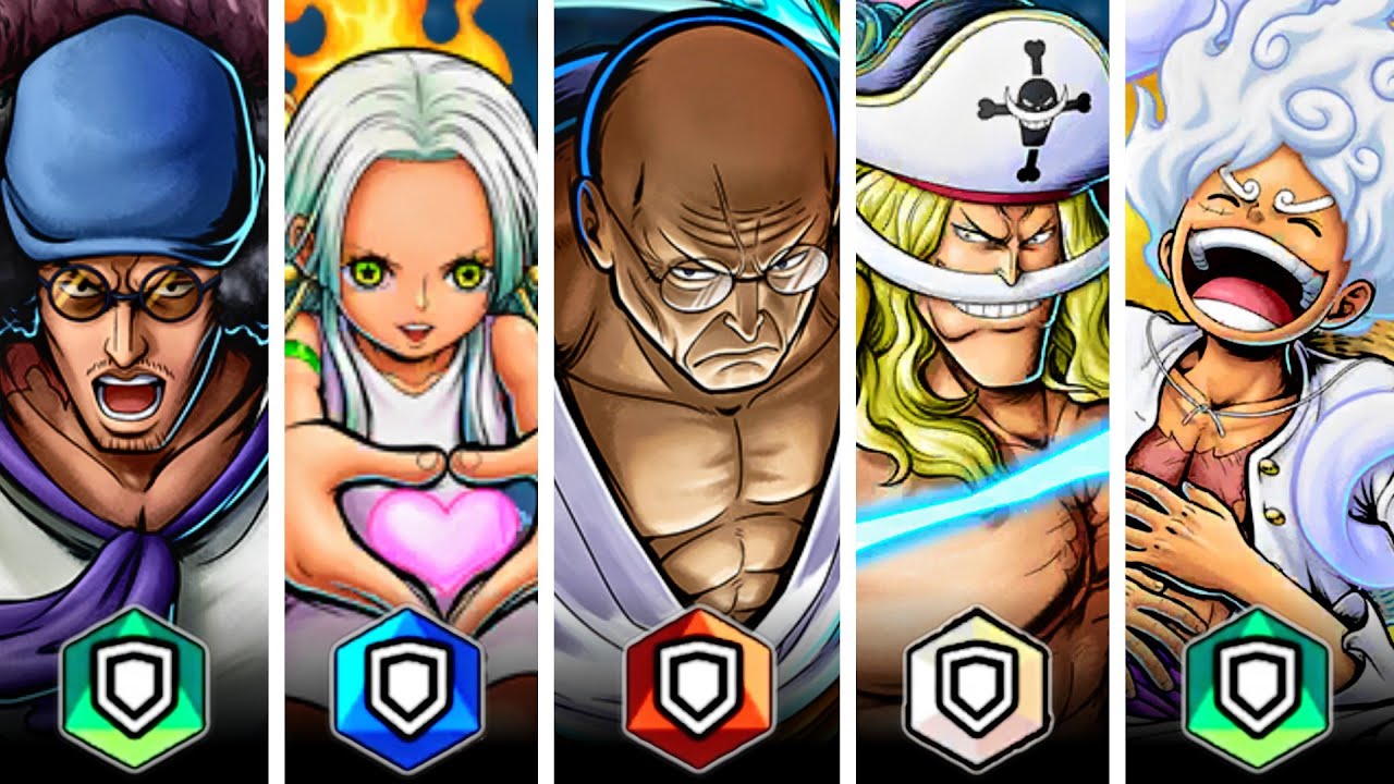 Top 5 DEFENDERS in One Piece Bounty Rush!
