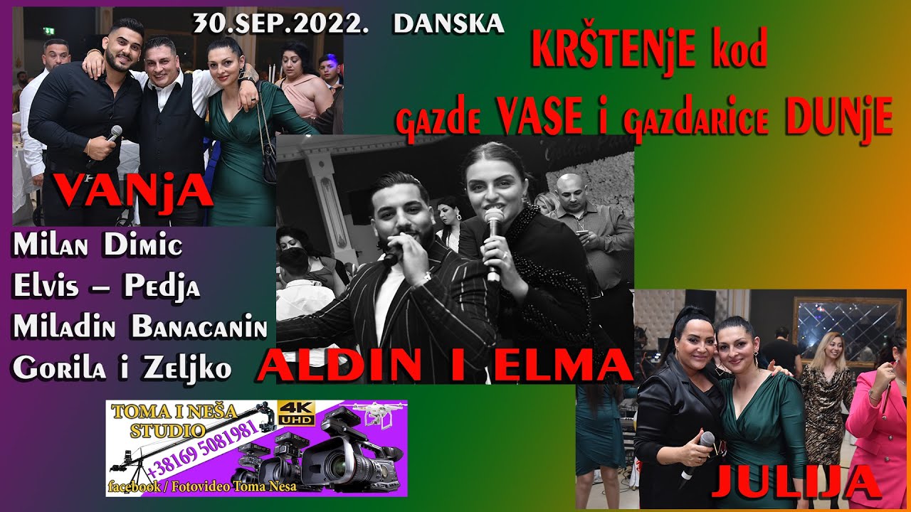 Aldin i Elma, Vanja Lakatos, Julija Bikova- Veselje kod Vase DANSKA- studio Toma Nesa