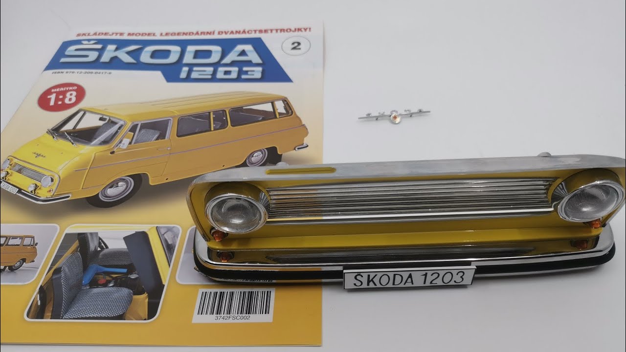 Škoda 1203 v měřítku 1:8 od DeAgostini - stavba čísla 2 z testovací kolekce