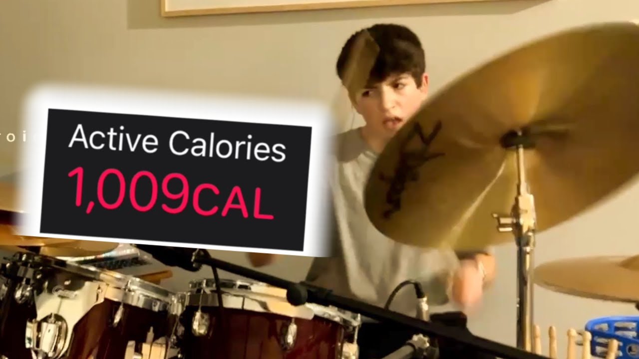 Drumming until I burn 1000 calories...