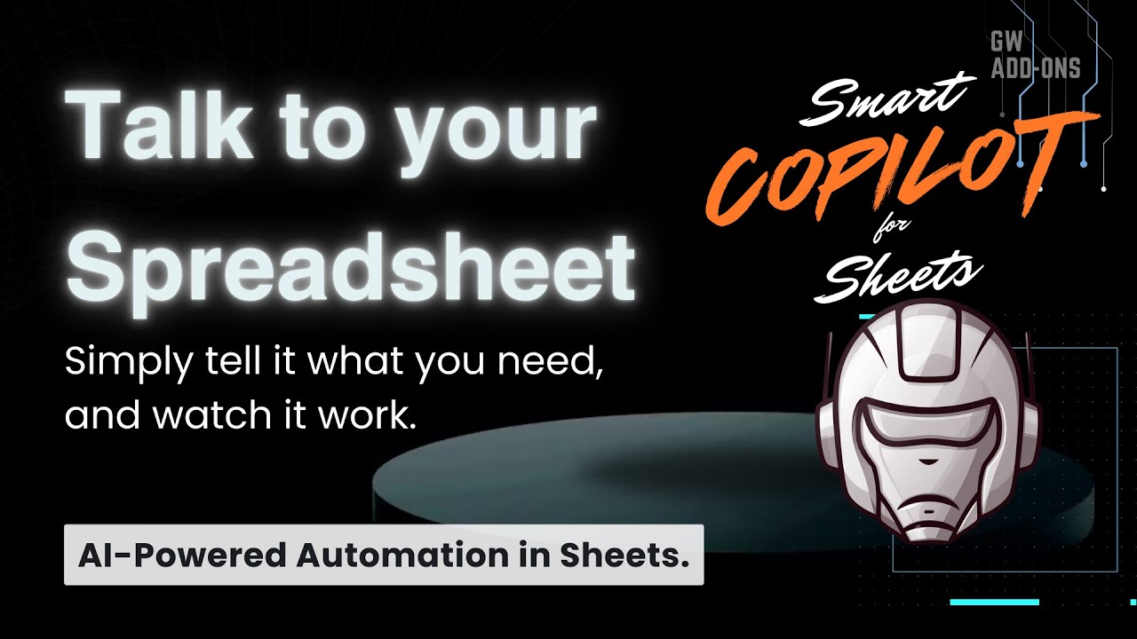 Волшебство электронных таблиц с помощью ИИ! Автоматизируйте задачи Google Sheets с помощью голосо...