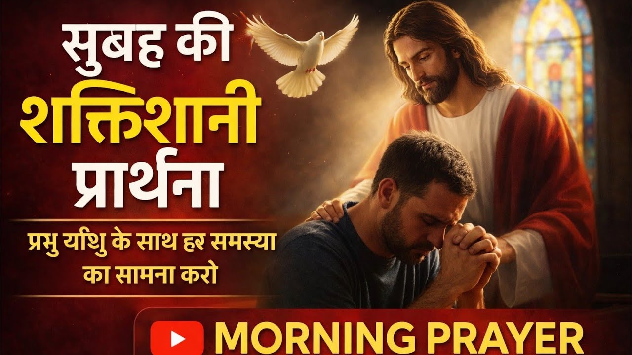 🟣 सुबह की महतवपूर्ण प्रार्थना प्रभु यीशु के साथ morning prayer#prathna #morningprayertogod #yashu 