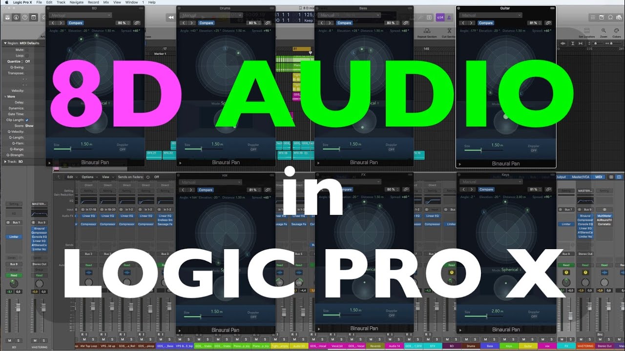 8D АУДИО: в Logic Pro X