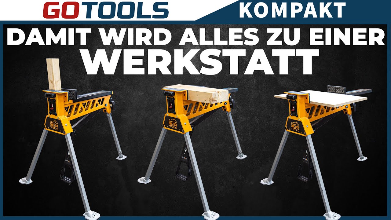 💡 Batavia CROC LOCK | Mobil & Unverzichtbar | Die Werkbank für überall und jeden