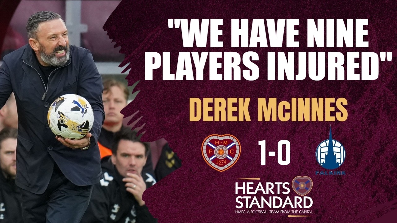 DEREK MCINNES | Fitness updates on Ageu, Beni Baningime and Stuart Findlay | Hearts 1-0 Falkirk