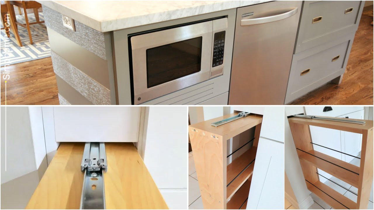 12 Hidden Storage inspirations DIY for Rental Kitchens