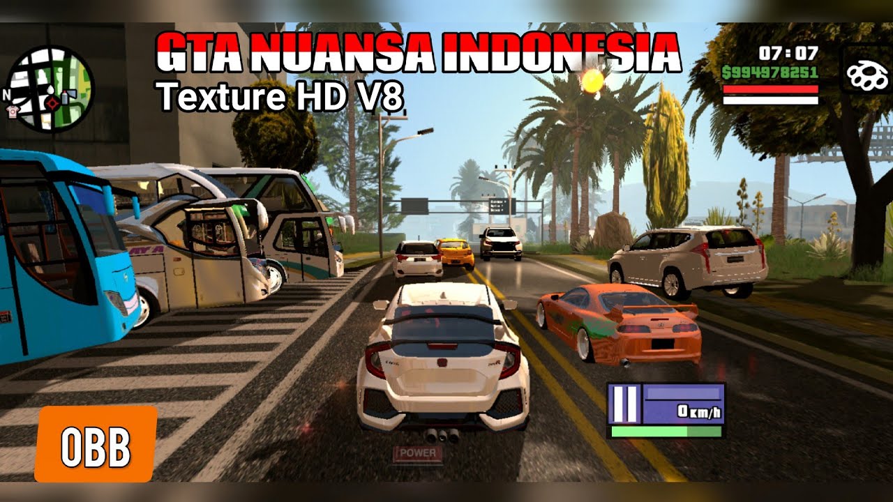 RILIS! GTA SA LITE NUANSA INDONESIA FULL TEXTURE HD V8 TERBARU