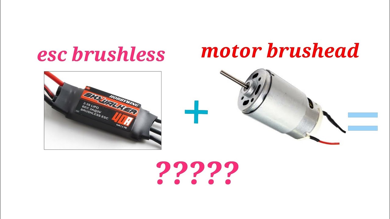 apa jadinya ????MOTOR BRUSHEAD + ESC BRUSHLESS