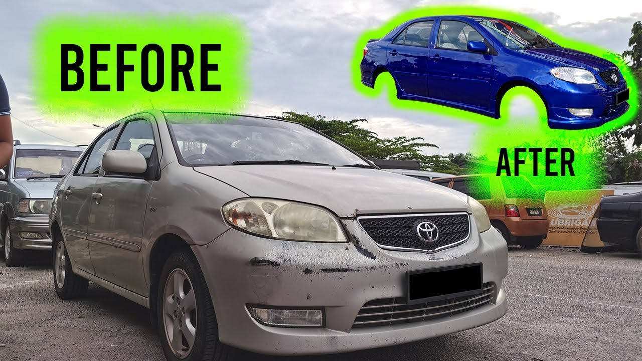 REPAINT AND BODYWORKS REPAIR | RESTORE TOYOTA VIOS