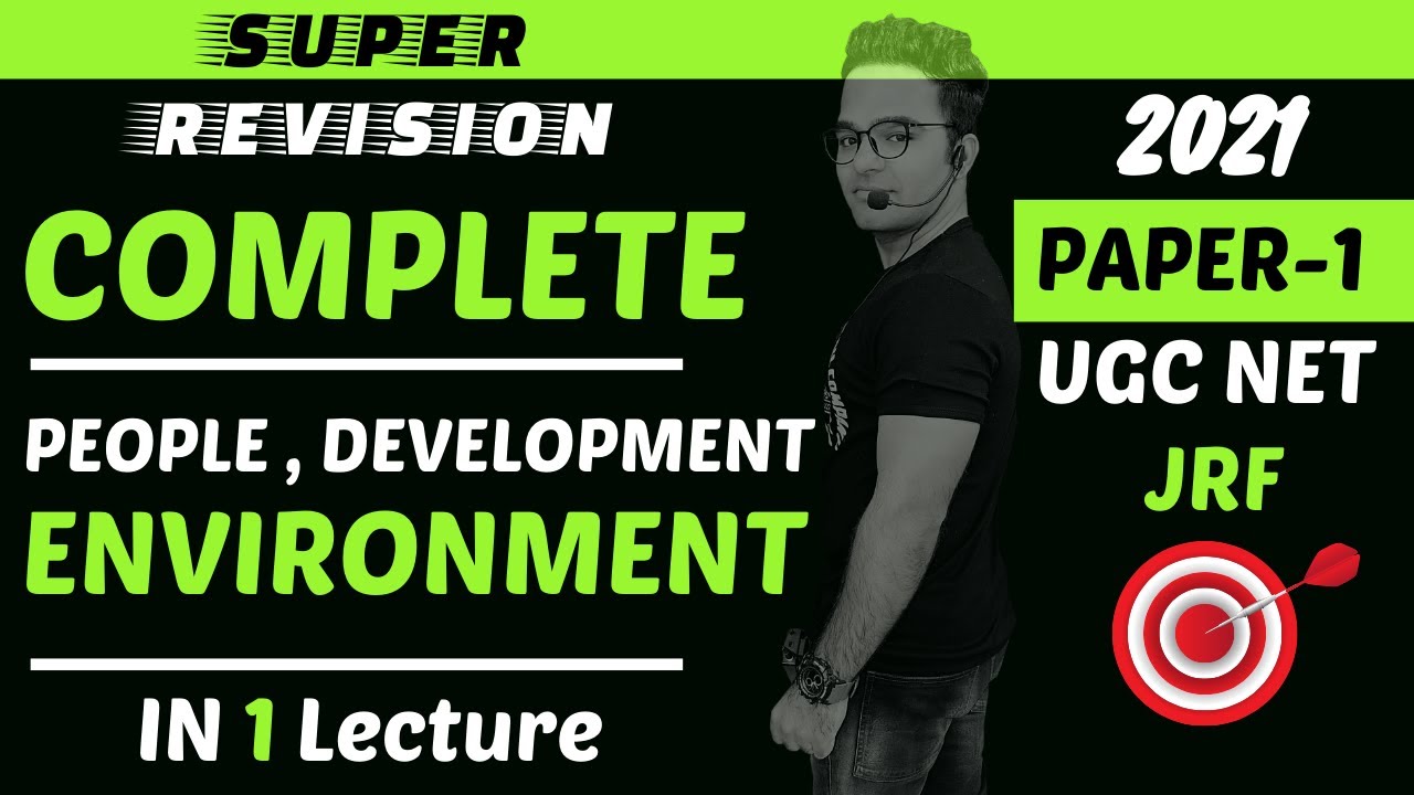 Complete People Development & Environment || Paper 1 Ugc Nta Net