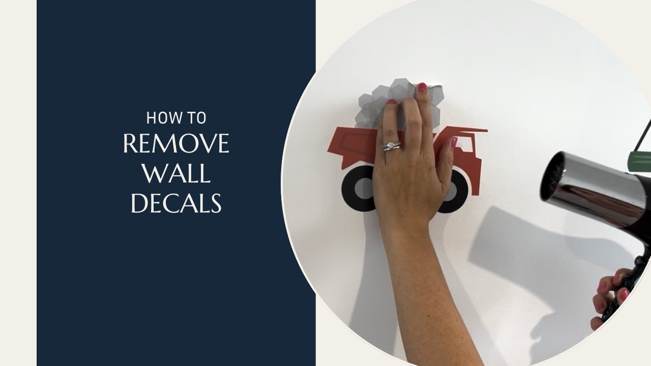 HOW TO Remove Wall Decals