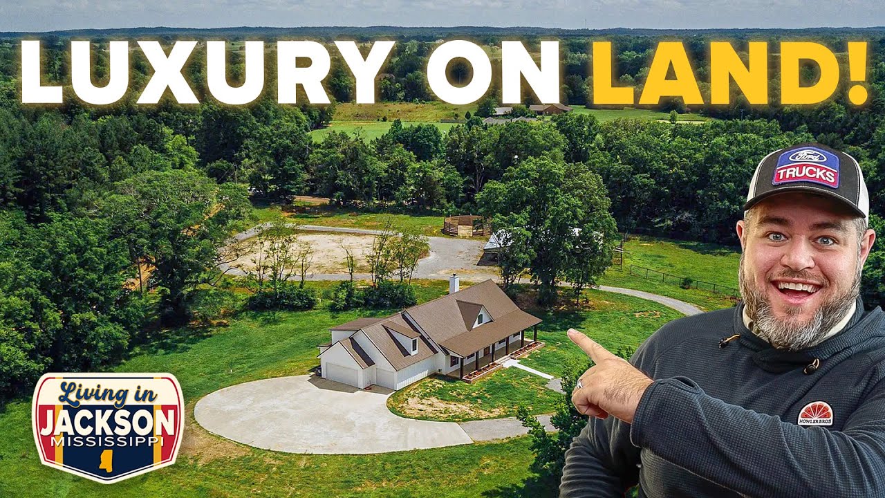 This is why you move to MISSISSIPPI! | Custom Luxury home on 15 acres in Madison County MS