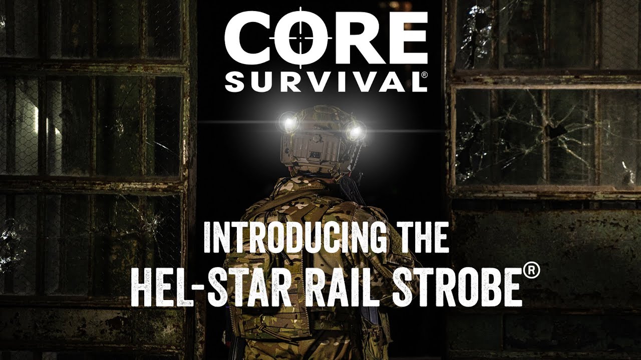 New for 2022 - HEL-STAR Rail Strobe® by CORE Survival - SOFIC 2022