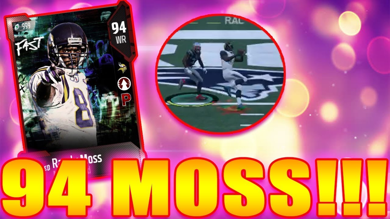 94 RANDY MOSS IS A MONSTER MADDEN 18 ULTIMATE TEAM GAMEPLAY