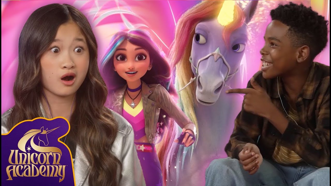 Reacting To Our Favorite Movie Unicorn Academy ✨🦄 (Episode 1 Part 2!) | Cartoons for Kids