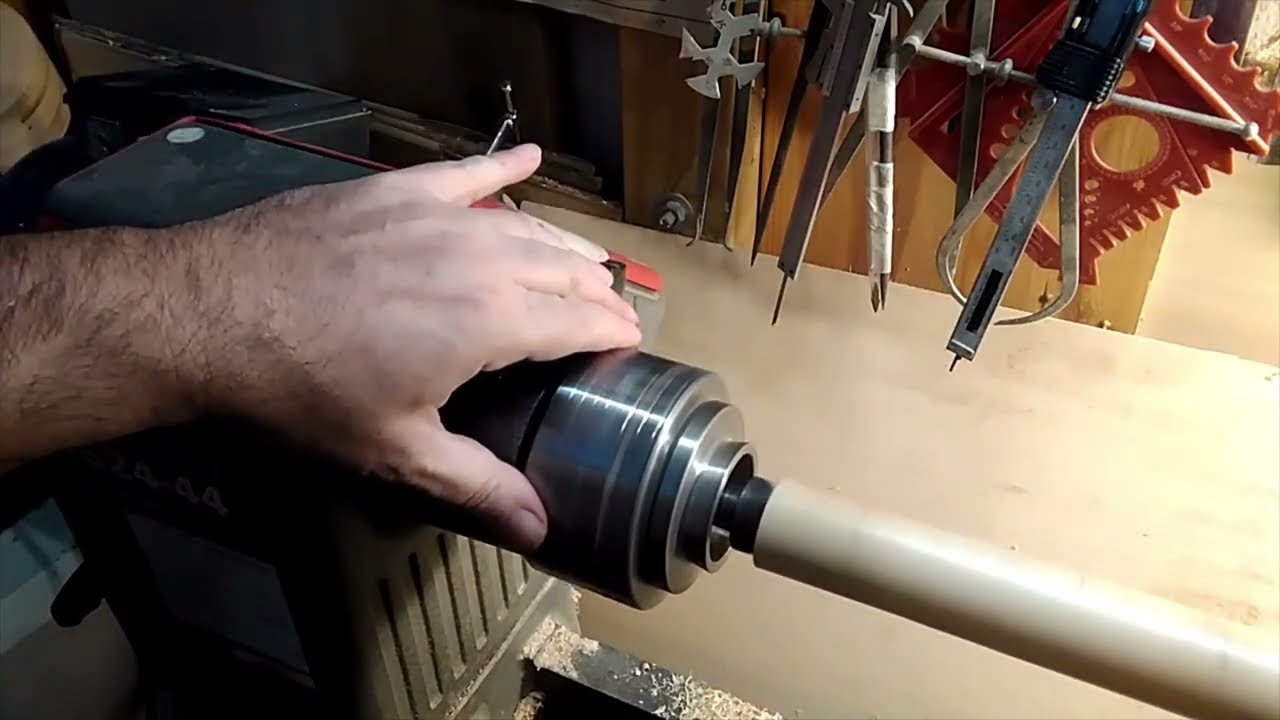 Torno Madera, acabado brillante con goma laca, versión rápida