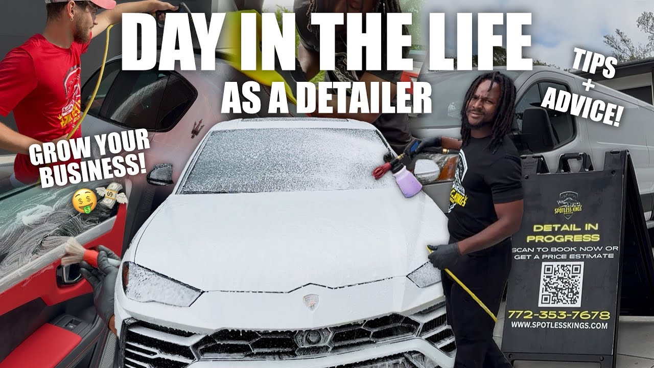 A DAY IN A LIFE AS A MOBILE DETAILER (tips + advice)