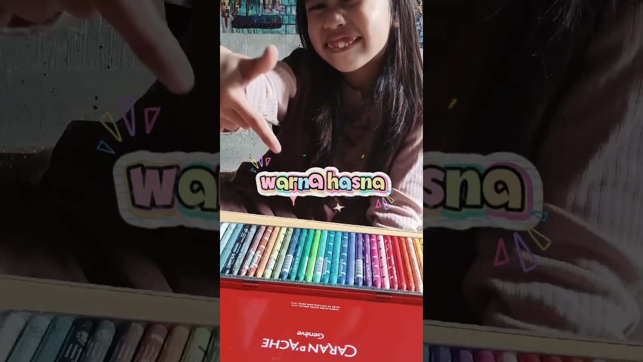 Unboxing Crayon Caran d’Ache 😍🎁 Hadiah dari Mamaaa 💖 