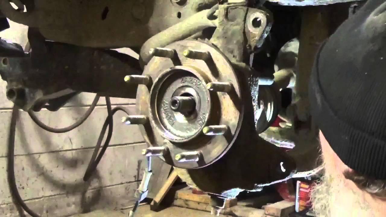 Front wheel hub assembly replacement on a Chevy 2500HD part 1