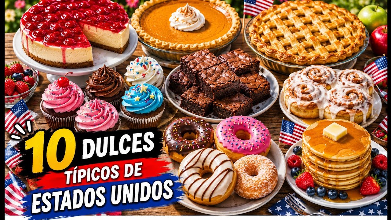 10 DULCES TÍPICOS ESTADOS UNIDOS 