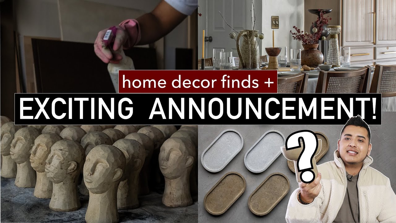 aesthetic home decor finds + opening a home decor shop!! | Casa Refined Vlogs