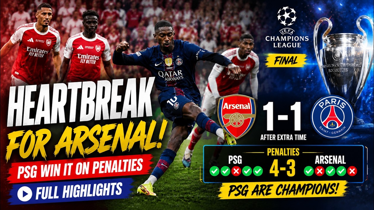 🏆 PSG vs Arsenal | Full Match Highlights | UEFA Champions League Final 2026