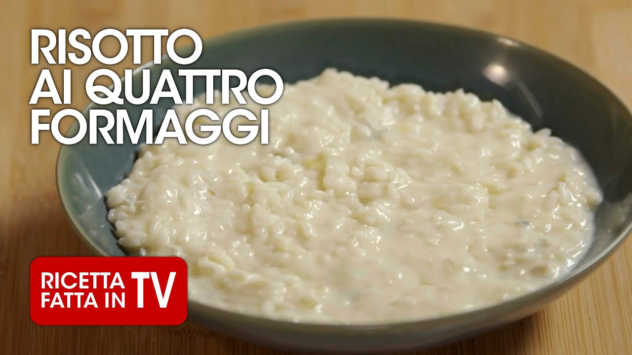 RISOTTO AI 4 FORMAGGI di Benedetta Rossi - Ricetta TV Fatto in Casa per Voi