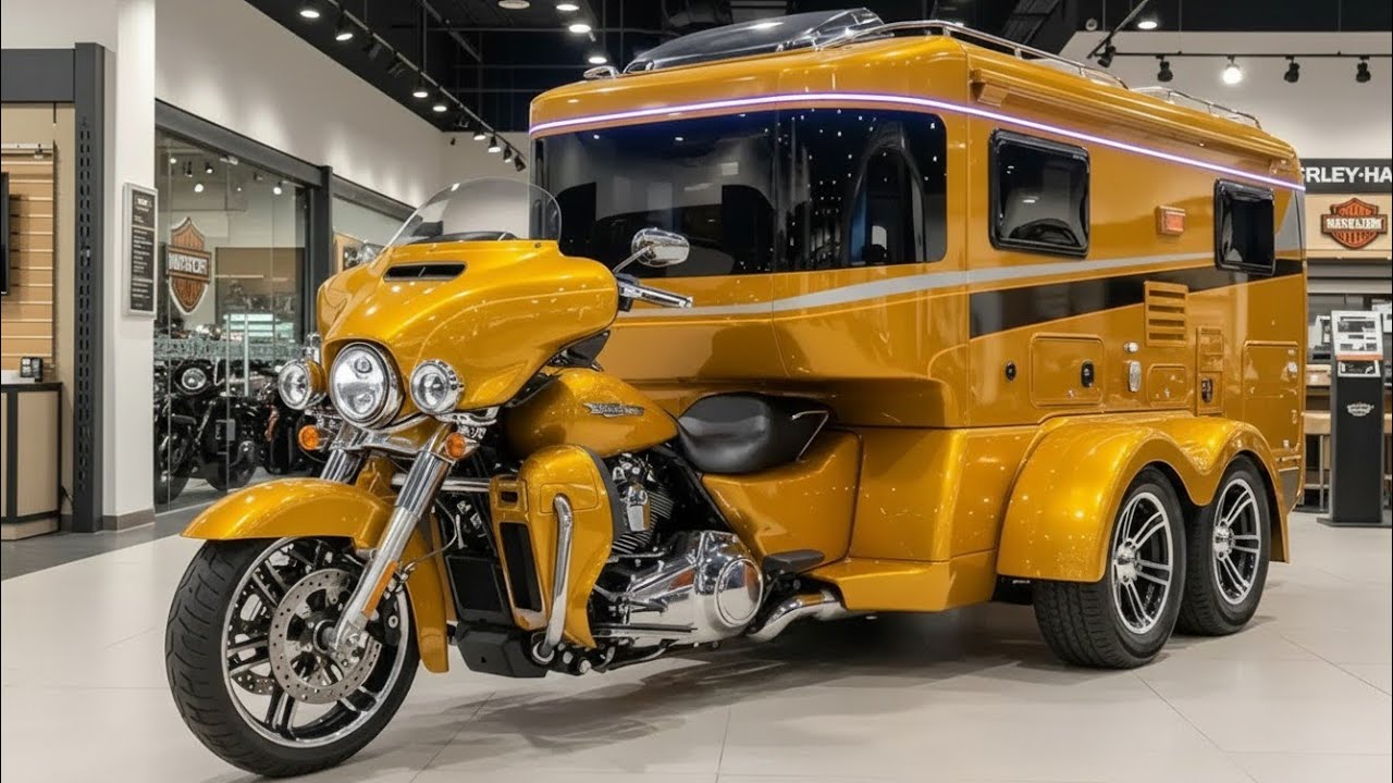 2026 Harley Davidson Camper Trike полный обзор кемпер трицикла для путешествий