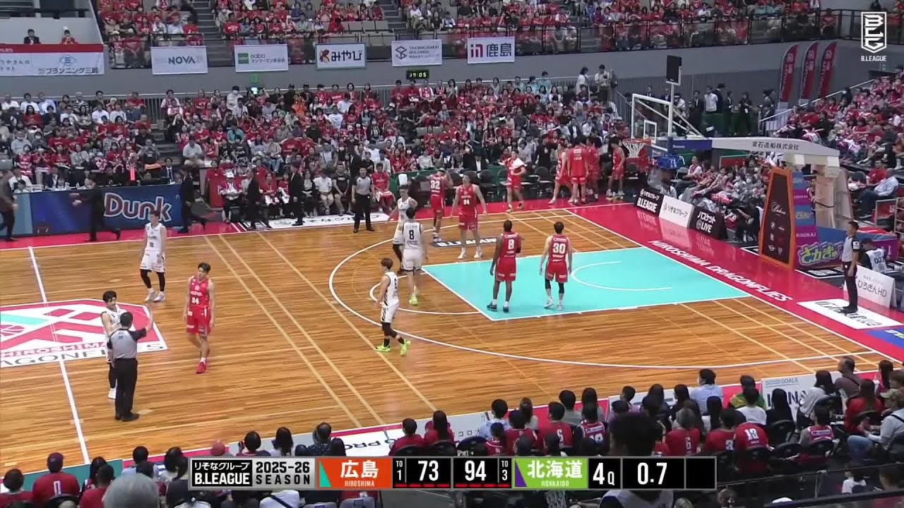 Hiroshima Dragonflies vs. Levanga Hokkaido - Condensed Game