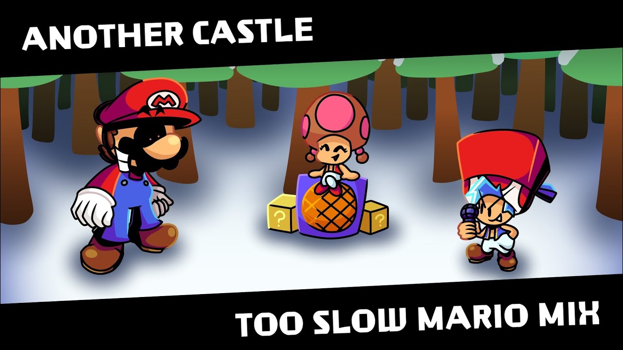 [OLD] Friday Night Funkin': ANOTHER CASTLE (Too Slow) (MAMMA MIA V0.5) - Mario Collection