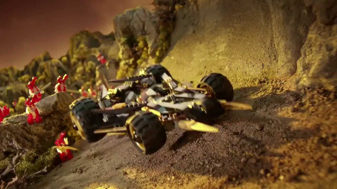 LEGO Fangpyre Truck Ambush - LEGO 9445 & LEGO Cole's Tread Assault - LEGO 9444